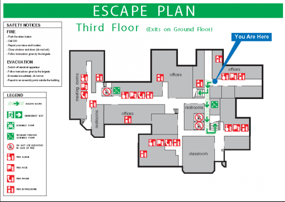 Evacuation plan | Jalite USA