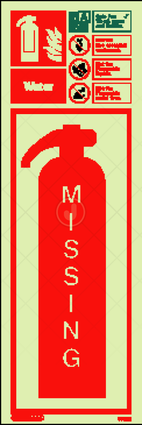 Fire Extinguisher Equipment Identification Water